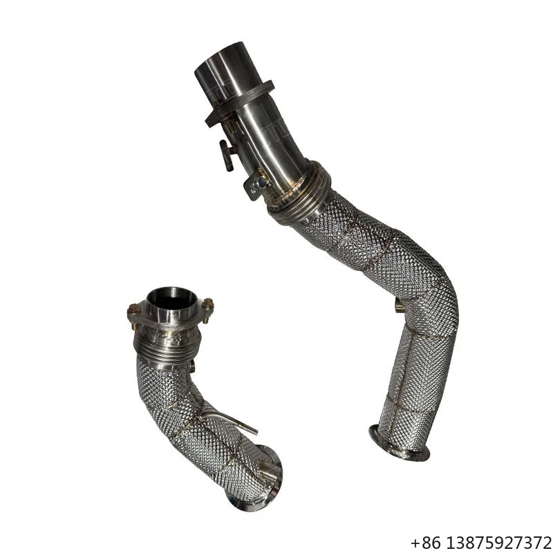 

Выхлопная система M2 M3 M4 F87 Turbo Back с высокопроизводительными даунпайпами из нержавеющей стали 300Cell Race for Cat Max Power, с термоизоляцией