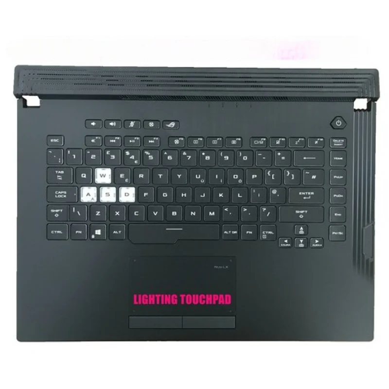 Y+UK Palmrest 8PIN RGB Backlit keyboard for Asus G531GT G531GD GL531GT