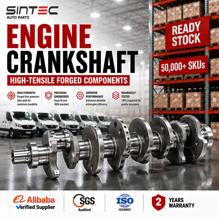 for Wholesale Crankshaft Engine Auto Parts for Ford Transit Iveco Daily Jac Sunray Maxus V80 V90 Fiat Ducato Peugeot Boxer