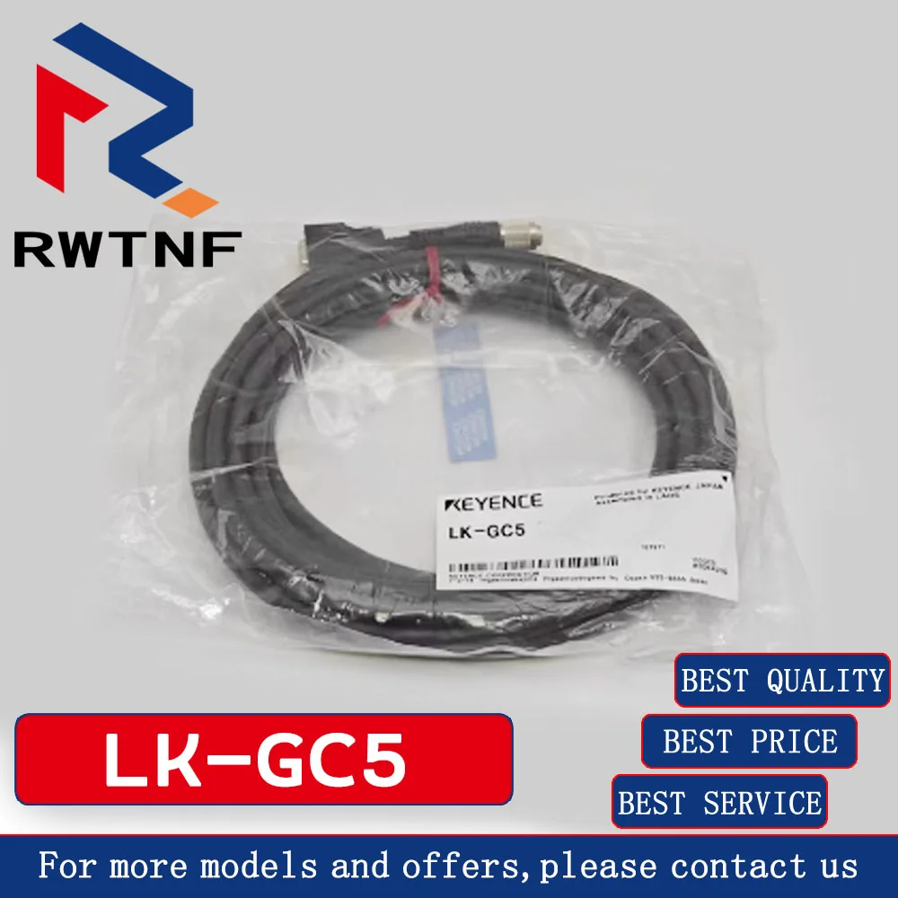 

Brand New Genuine LK-GC5 KEYENCE laser measurement controller cable, 100% original warehouse stock