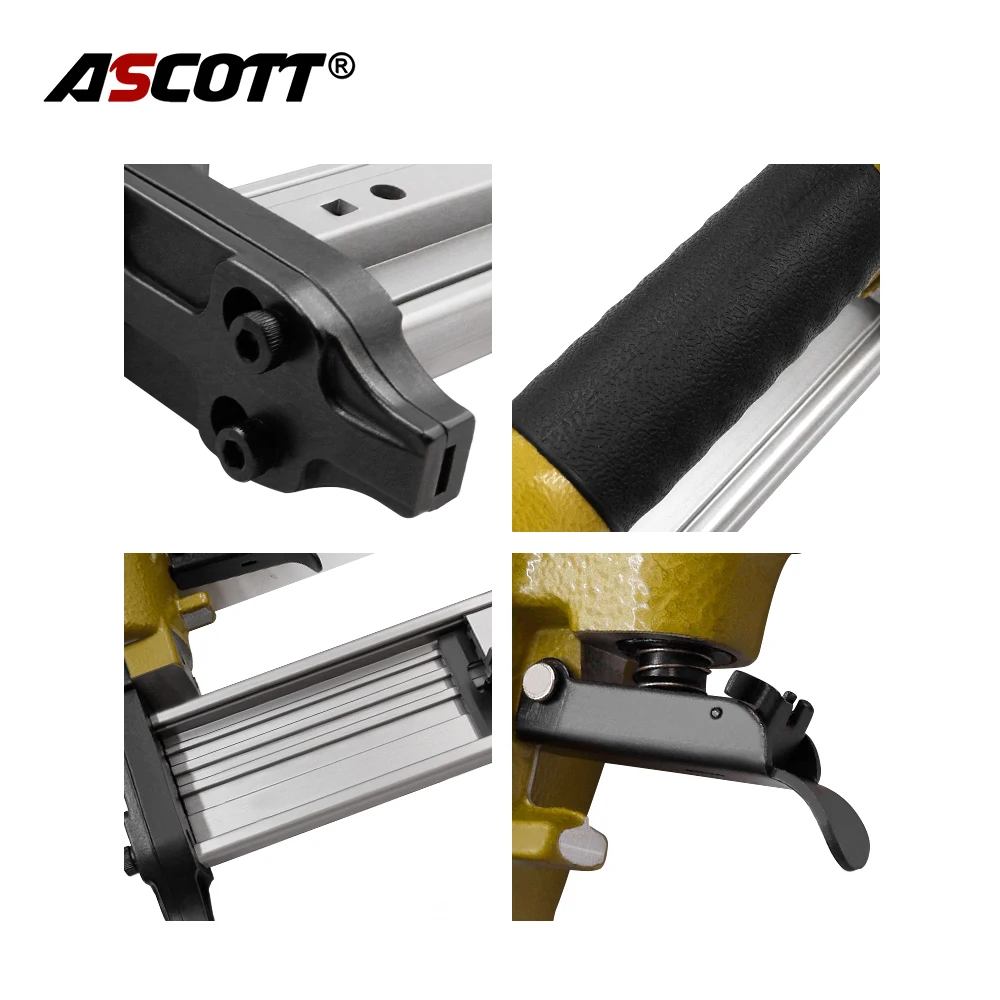 St38 14ga nailer pneumático pesado para carpintaria e concreto para projetos de nailer de ar diy de madeira dura 14ga brad pistola de unhas