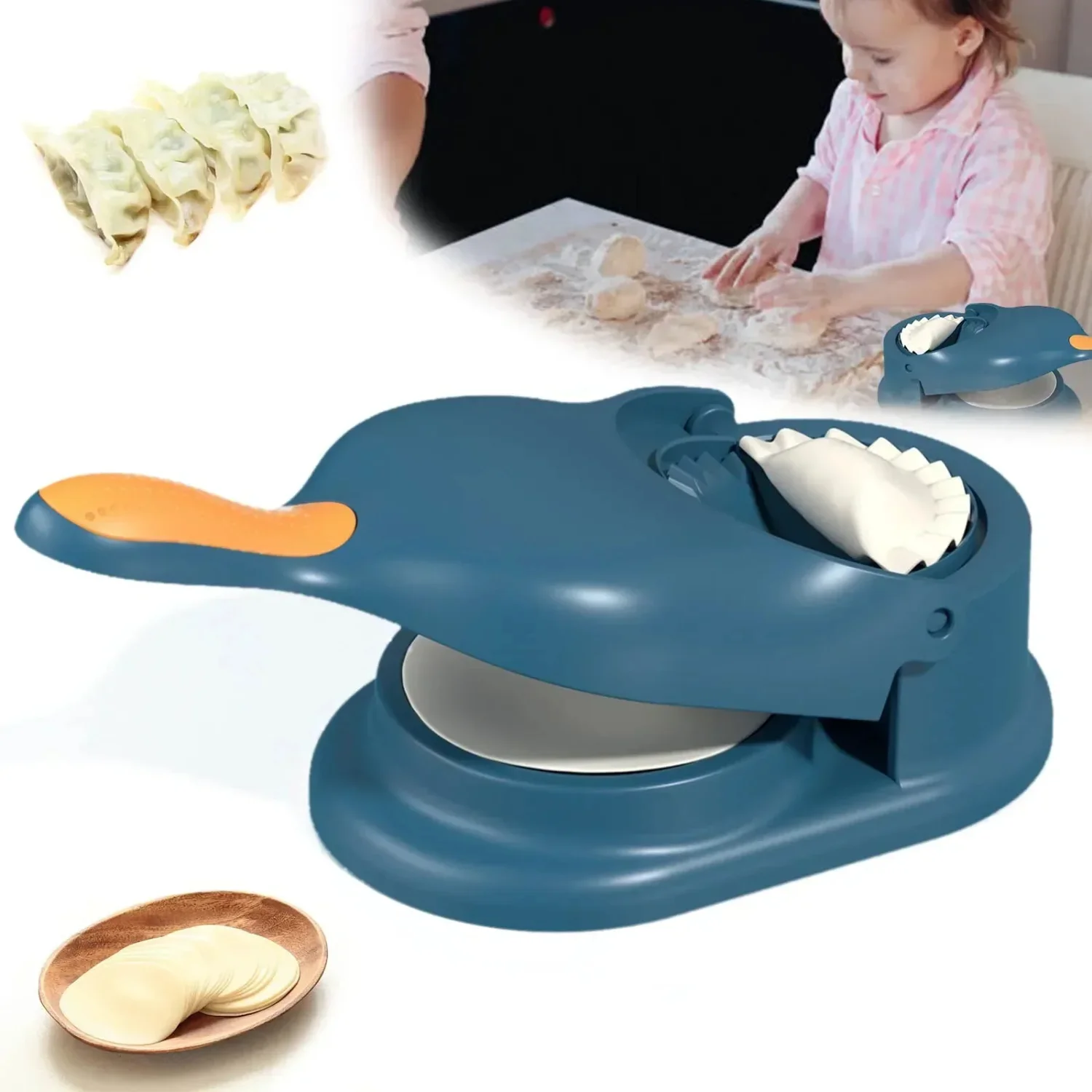 2 In 1 Device  Making Dumplings 2 In 1 Dumpling Machine Mold Dumpling Maker Device Dough Press Mold Dumpling Mold Making Tool