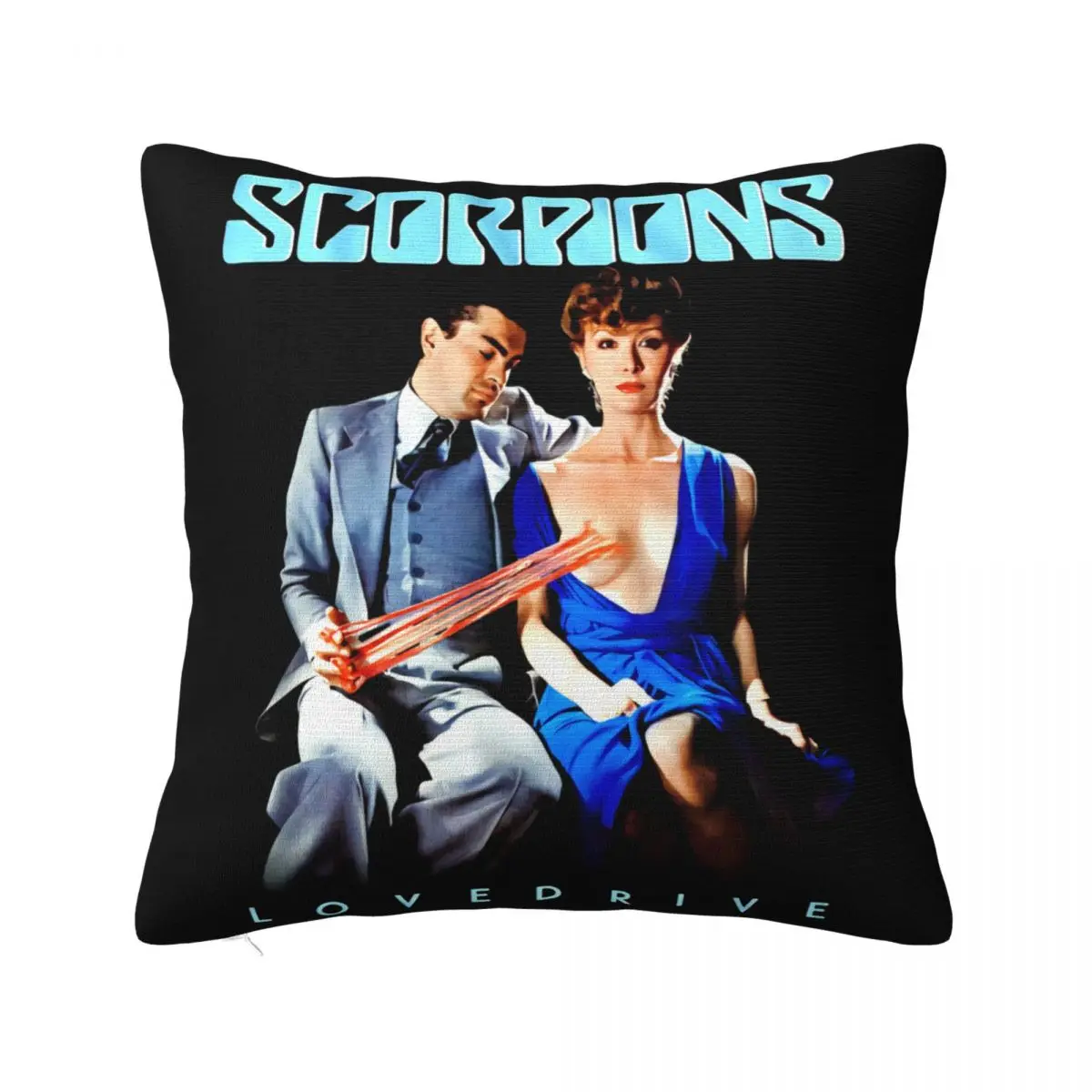 Scorpions Tour Meine Schenker Jabs Buchholz Hard Rock Heavy Metal Band 3 Pillow Case