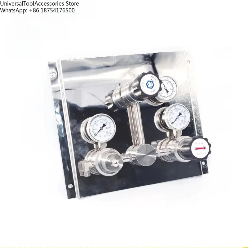 Double Cylinder Oxygen Control Panel Semi-Automatic Switching Manifold for Medical Equipment
