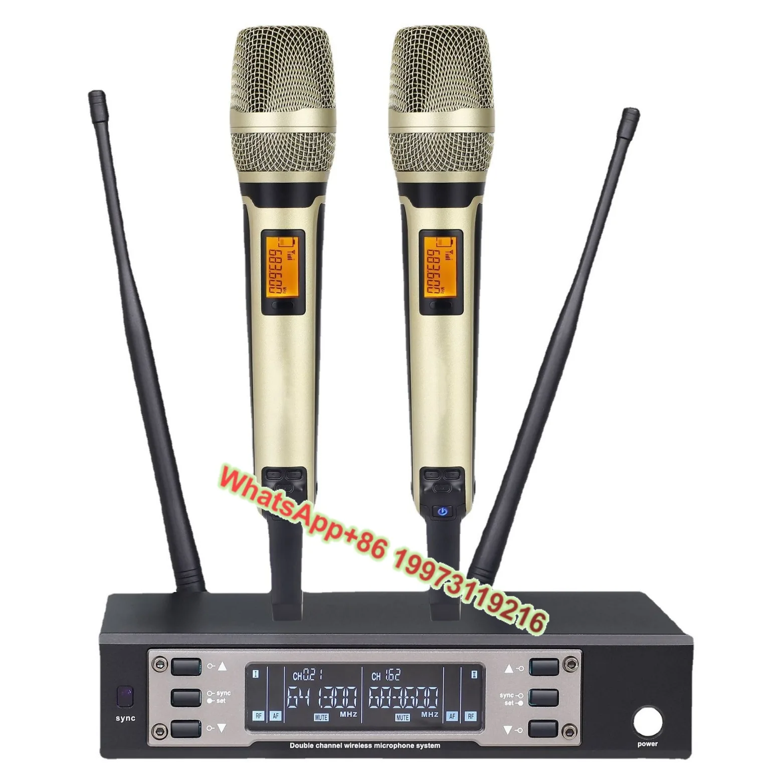 

EW135G4 Metal Dynamic Mic for Karaoke Vocal Microfone 2 Channel Wireless Microphone EW135G4 SKM9000 Handheld Dynamic Mic