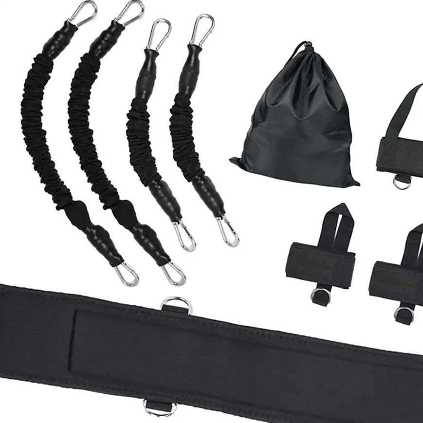 Boxing Resistance Bands & Exercise Bands Adjustable Waist Strap Trainer Workout Band for Agility Resistance Training Mma – Image 5