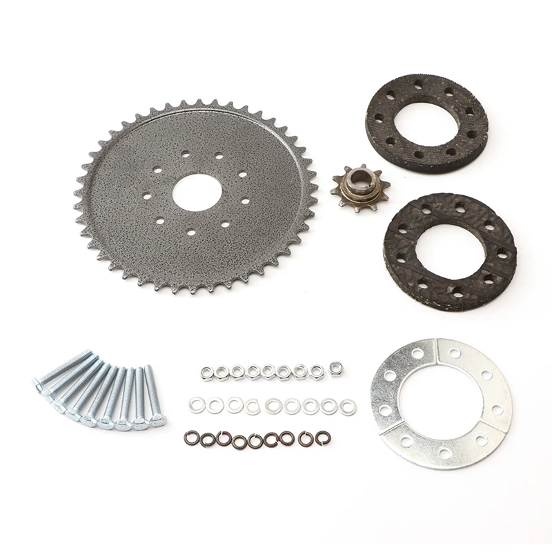 44 Tooth Rear Drive Sprocket Engine Set Mount Pads Kit Fit 49cc 66cc 80cc Motorised Bicycle Bike Rear Drive Sprocket