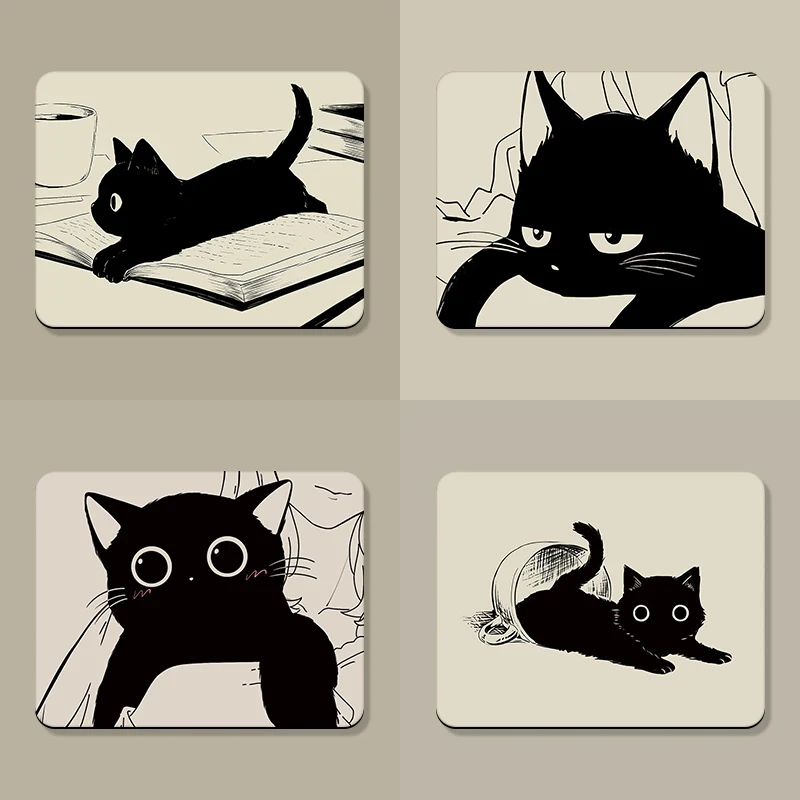 

Cartoon Panda Small Mouse Pad for Girls, Anti slip and Wear resistant Soft Cushion for Office and Entertainment, Thickened Compu