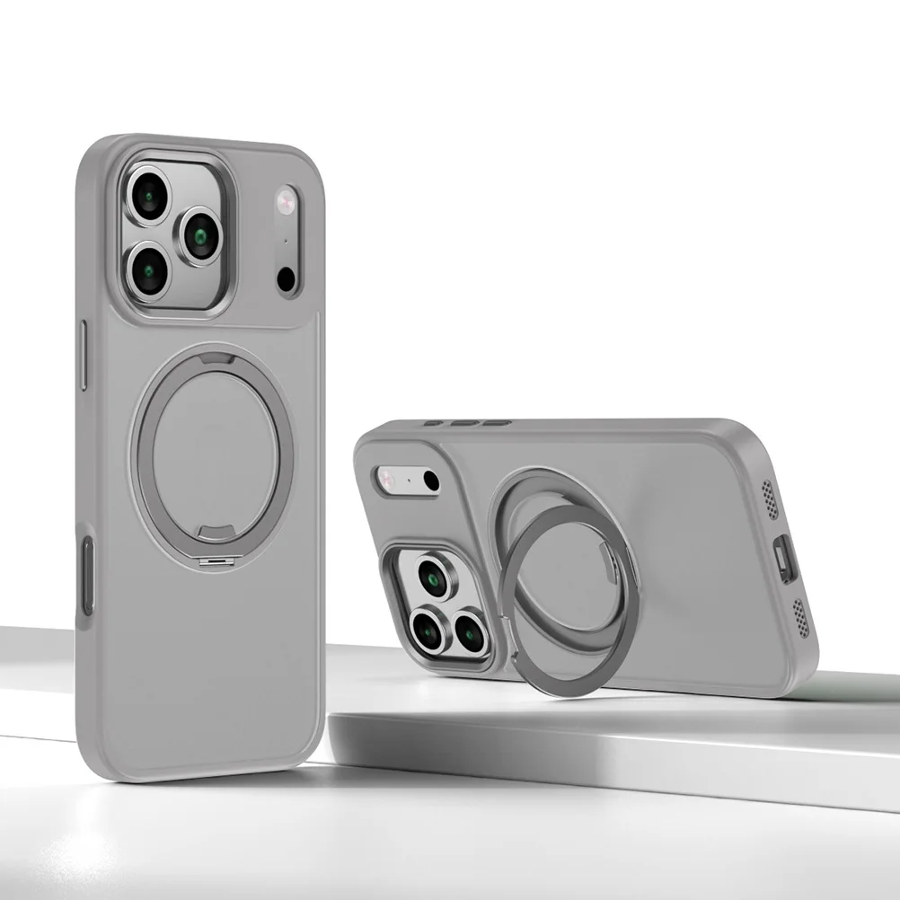 

For iPhone 17 Pro Max/17 Pro/17 Air/17 Magnetic Case with 360° Rotation Stand-Drop Proof Anti-slip Slim Wireless Charging Cover