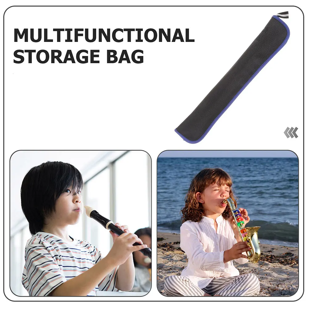 

2pcs Flute Storage Bag Waterproof Oxford Cloth Portable Lightweight Protective Case For Clarinet Wind Instrument Durable