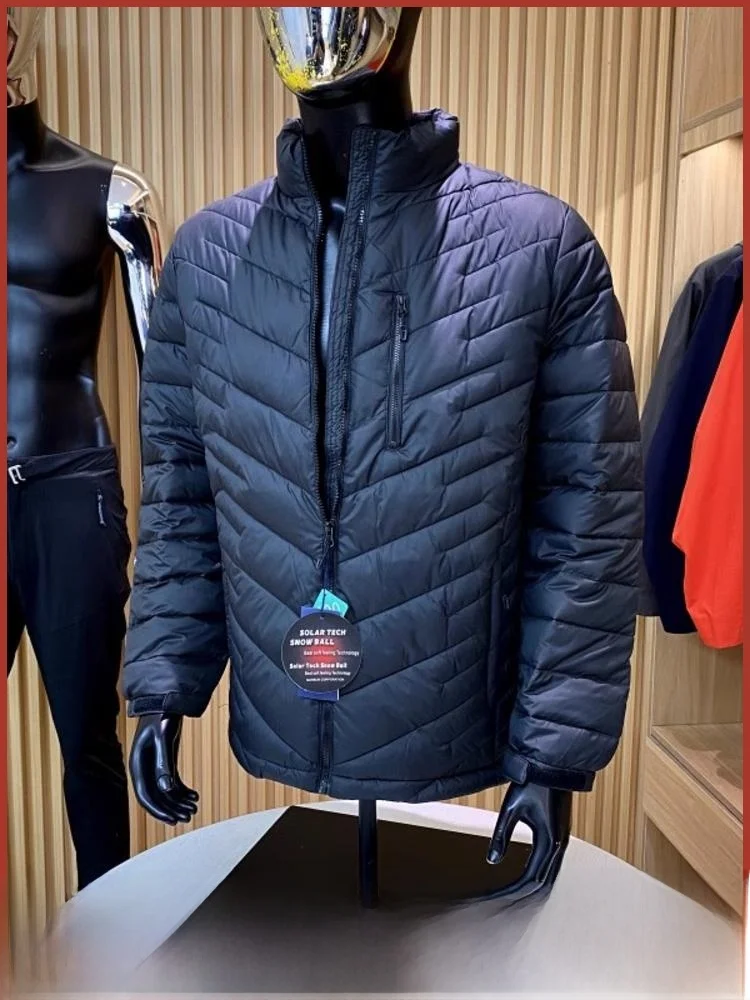 

Korean Sle Motorcycle Jaet Lightweight Warm Cotton Vest Men's Faion Spor Collar Coat Thiened Long Sve Youth Casual