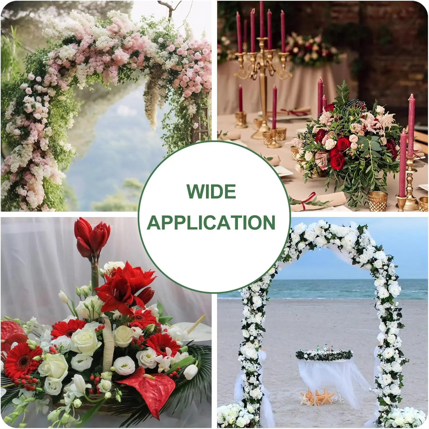 قفص رغوة الأزهار مستطيل حامل قفص الزهور ترتيب لوازم للزهور الطازجة ديكورات إزالة الأعشاب الضارة المنزلية #5