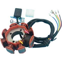 Estator Moto Magneto De Motofor Italika FT125 FT150 AKT125 FT 125 CG125 CG150 125cc 150cc 8 Pole AC Stator Coil EStator De Moto