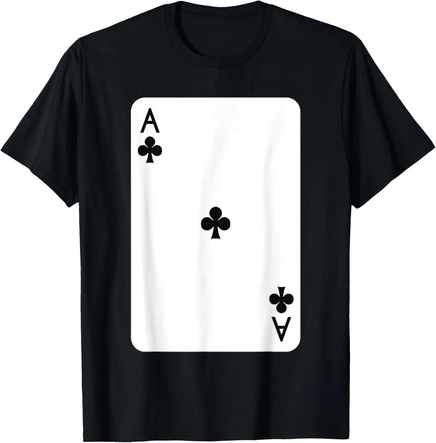 Ace Of Clubs Playing Cards Halloween Costume Deck Of Cards T-Shirt