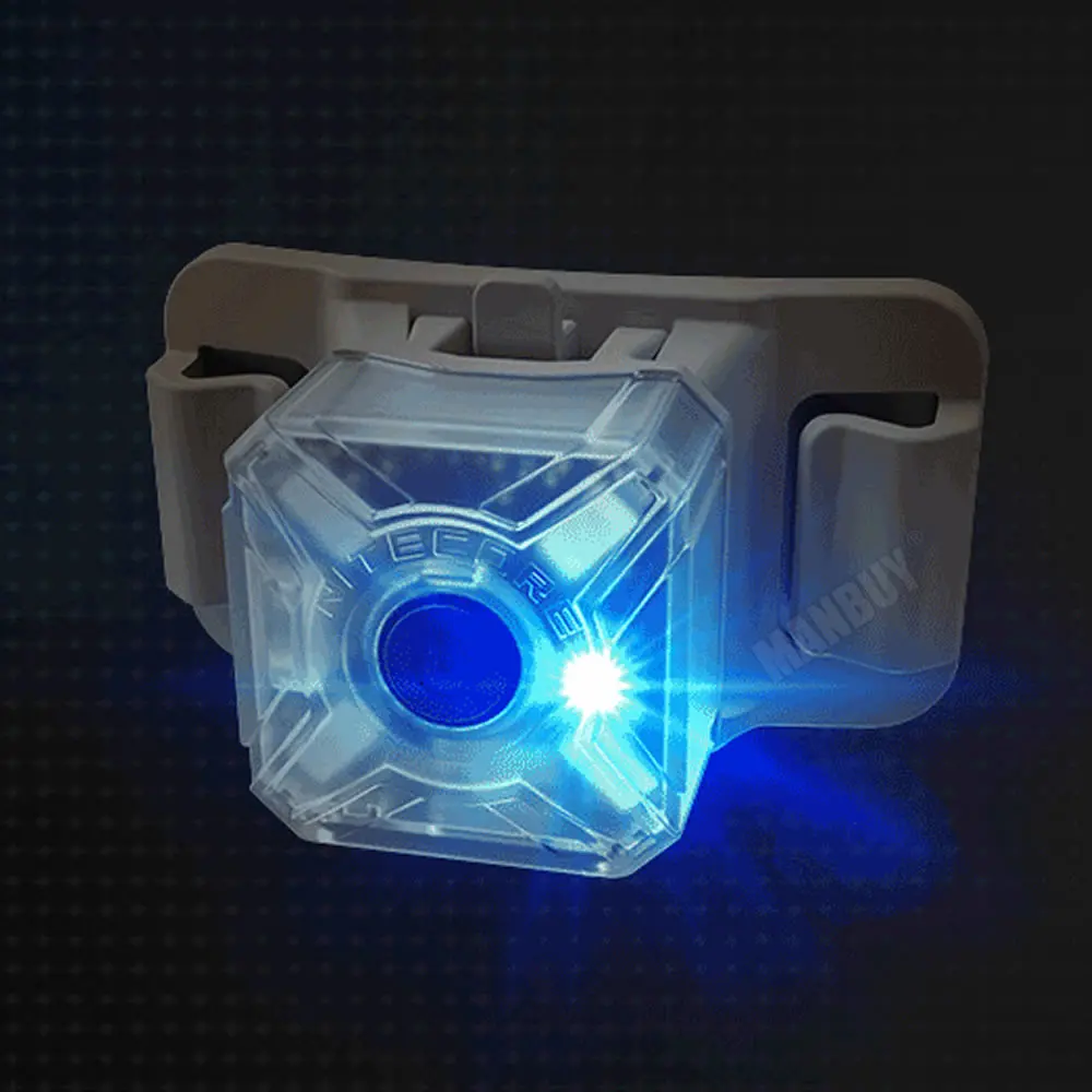 Imagem -03 - Mini Luz de Sinal ir Vermelho Verde Azul 4x Led Suportes Ultra Pesados Usb-c Recarregável Capacete Militar Nitecore-nu06mi