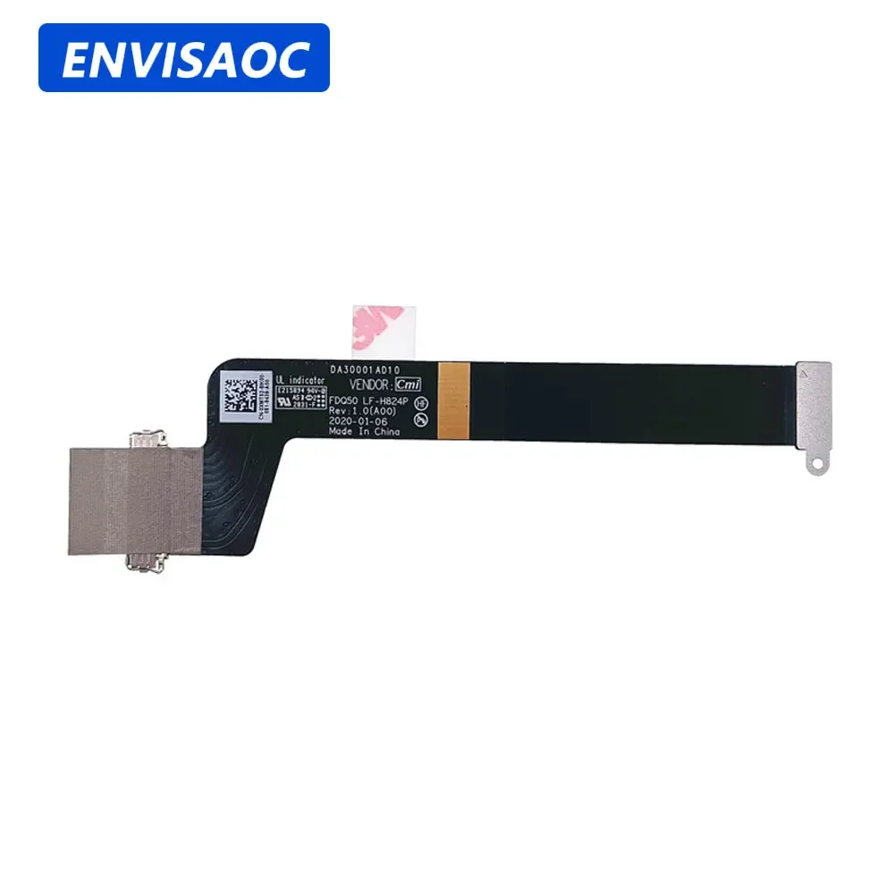 Cabo flexível de tela para dell xps15 9500 precisão 5550 m5550 portátil lcd display led fita cabo 0xmt52 da30001ad10 fdq50 LF-H824P