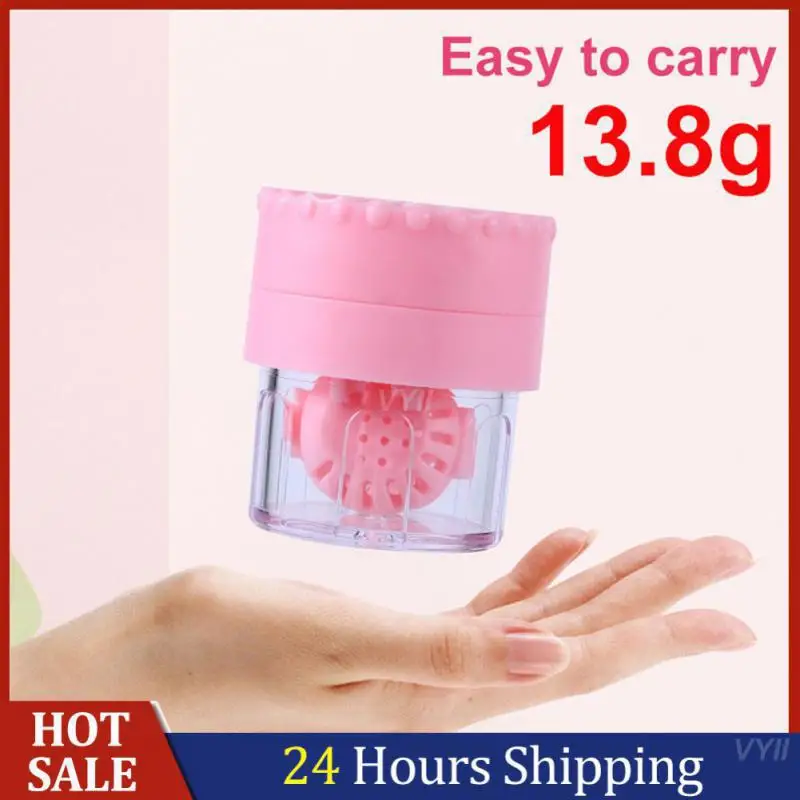 Contact Lens Cleaner Case Hygienic Innovative Hygienic Travel Eyewear Container Clean Box Hygienic Clean Box Manually Rotatable