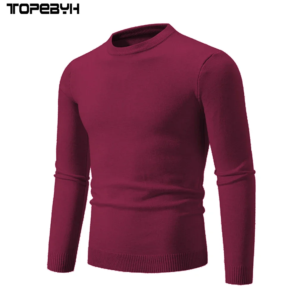 Comfortable Soft Sweaters Men's Casual Pullover Warm  Sweaters Knitwear Tops