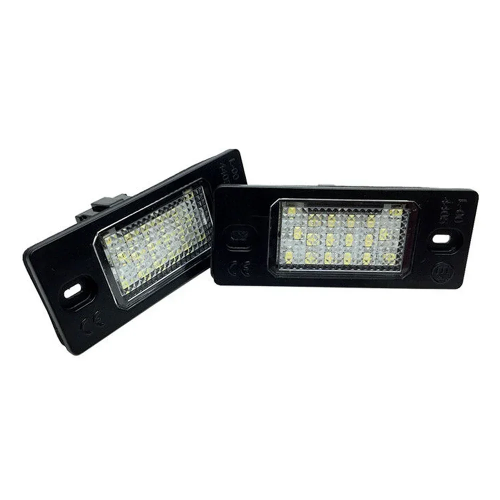 Canbus 자동차 LED 번호판 조명, 오류 없음, 스코다 파비아 MK1 6Y 6Y0943021 액세서리 번호판 LED 부품 사용, 2 개