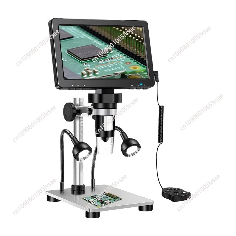 DM9 high definition 7-inch screen electron microscope can be connected to a computer to measure digital microscopy