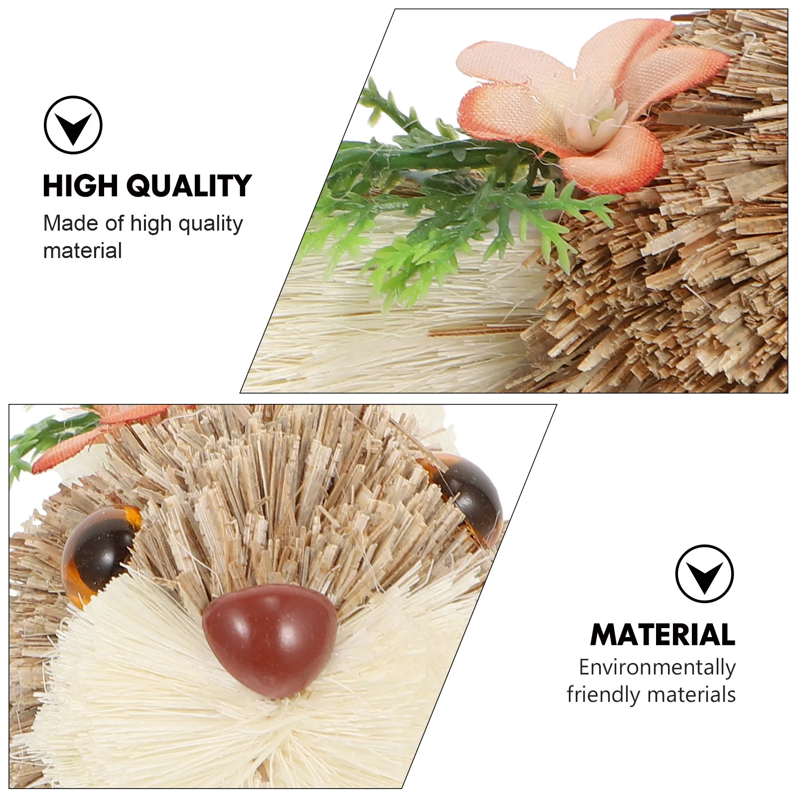 

1pc Lovely Rabbit Animal Craft Mini Decor Bunny Ornament Home Table Decoration Small Simulated Statue Cartoon Adornment Lifelike