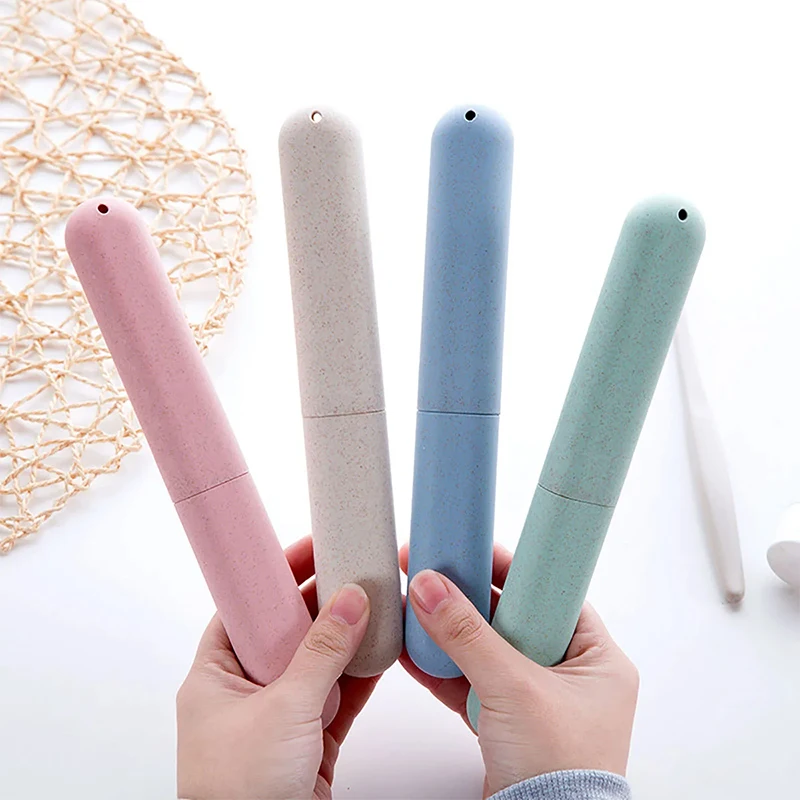1/4 Pack Toothbrush Case Portable Travel Toothbrush Case Dust-Prof and Sanitary for Home, Business, Camping, School Toothbrush