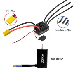 ZTW 32-bitowy Beast SL G2 120A ESC 2-4S 6V/3A BEC bezszczotkowy silnik 3660 3000KV/3500KV/4200KV Combo dla 1/10 RC Car SCT RTR