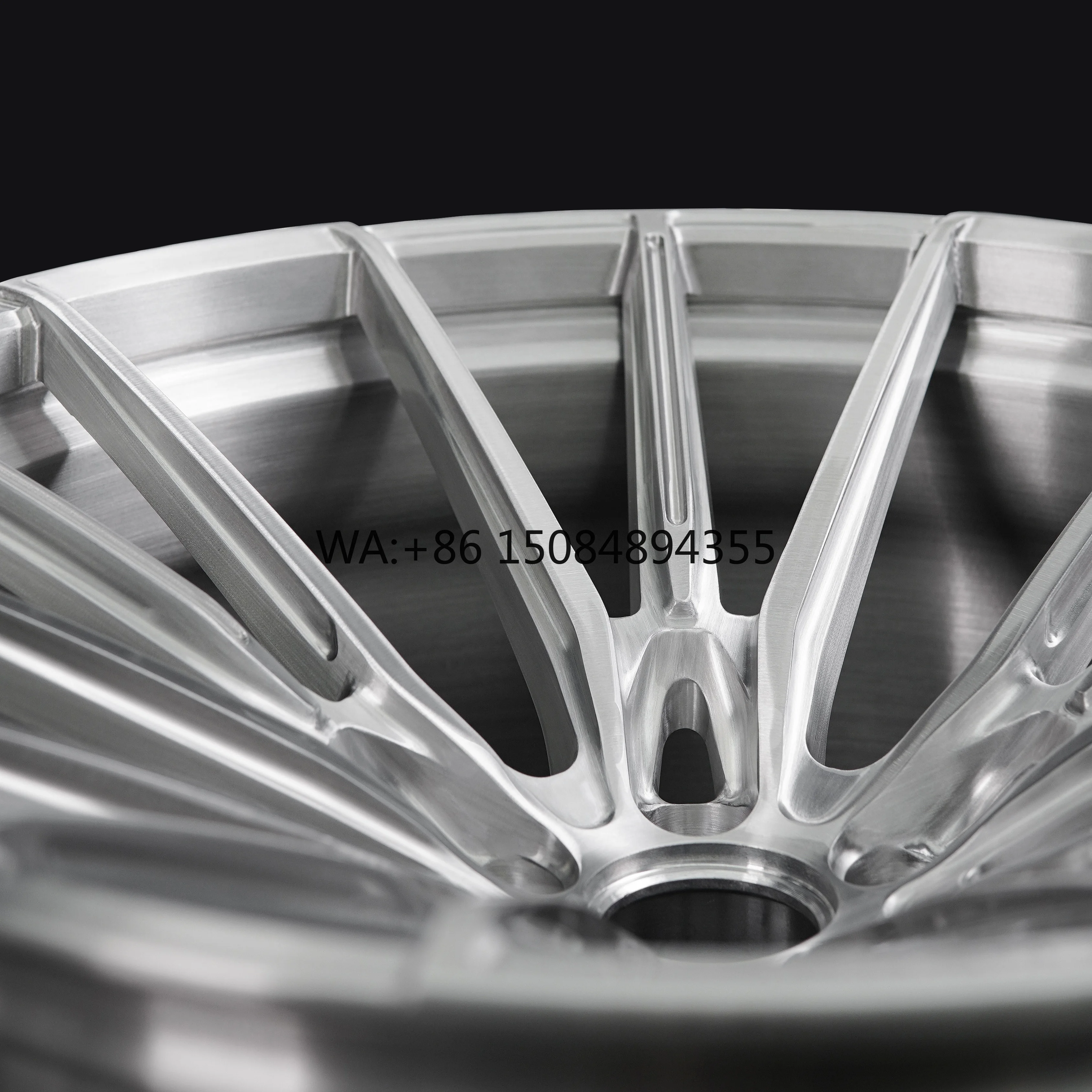 

Brushed Silver T6061 Forged Deep Dish Concave Alloy Wheels 18-24 Inch 5X127 Lightweight High Strength Passenger Car Rims