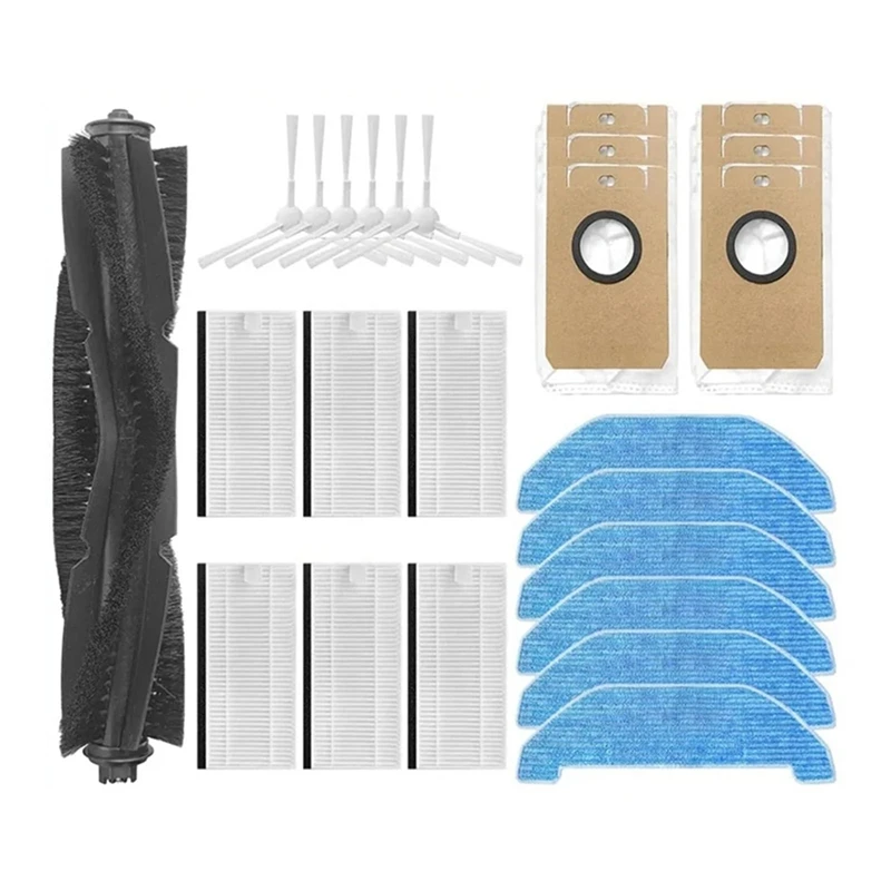

WCS-Roller Side Brush Mop Cloths Dust Bag Replacement For Nomo N3 / RS0100WA Robot Vacuum Cleaner Accessory Part