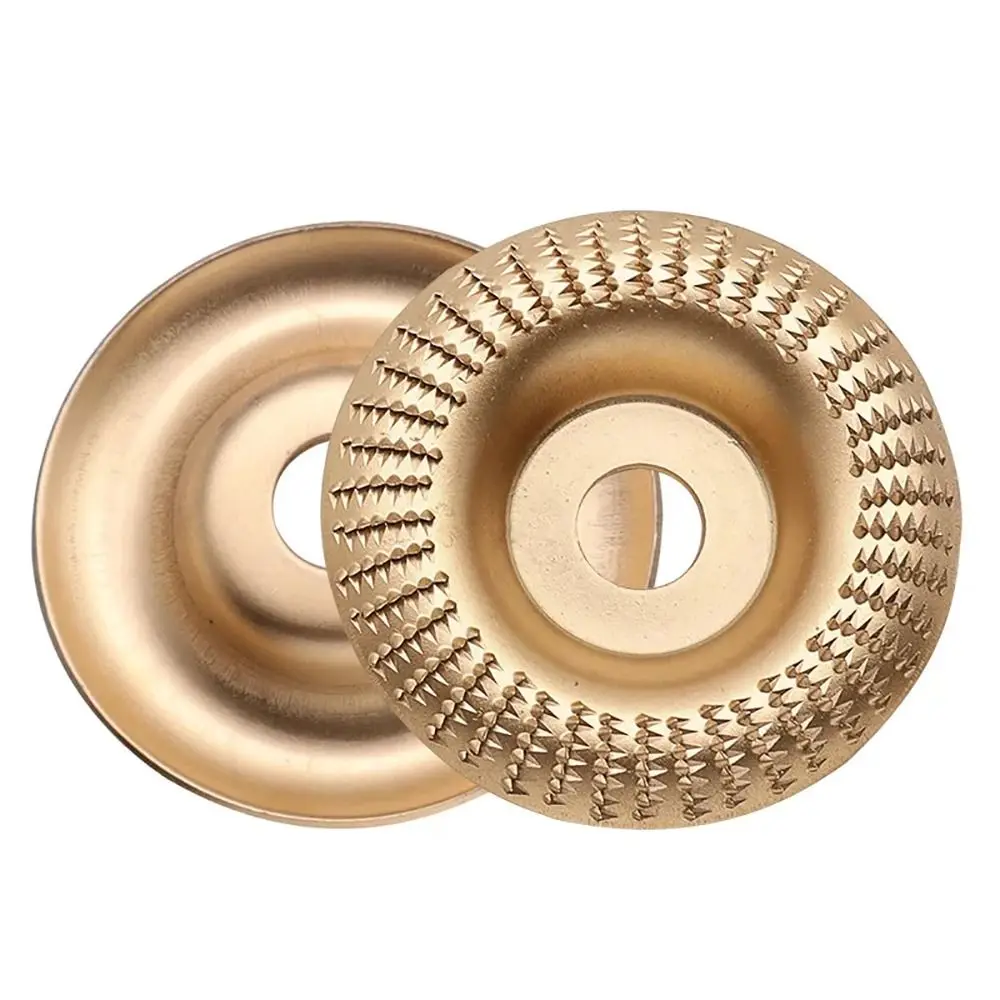 1/3Pcs Shaping Carving Sanding Wood Grinding Wheel Carbon Steel Abrasive Tool Wood Polishing Wheel Rotary Arc/Flat/Bevel