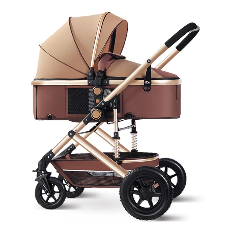 

Can customize portable seat stroller folding two-way high landscape mat four seasons stroller wholesale