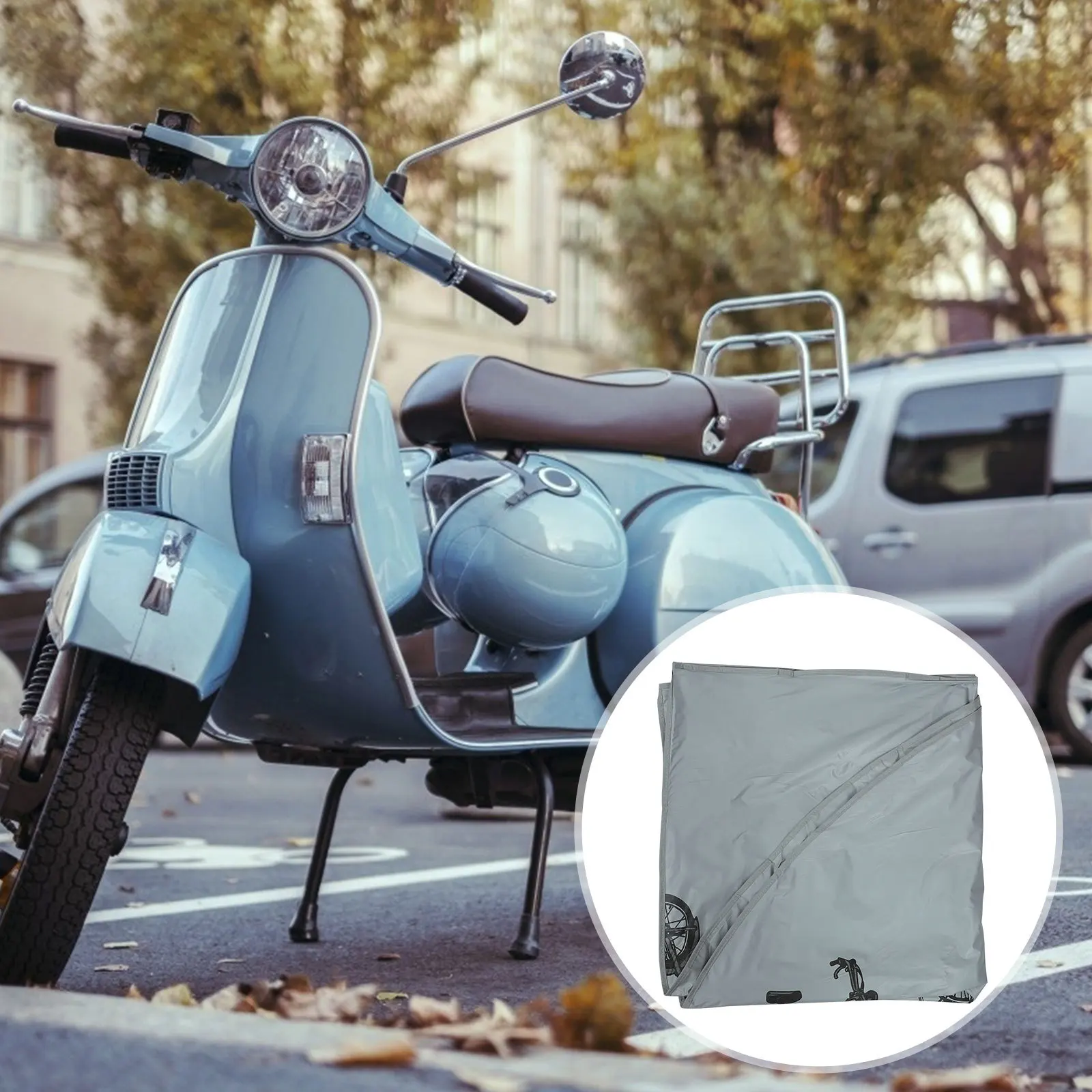 

1Pcs Electromobile Dustproof Cover Lightweight Durable Waterproof Scooter Protector Outdoor Electric Car Cover