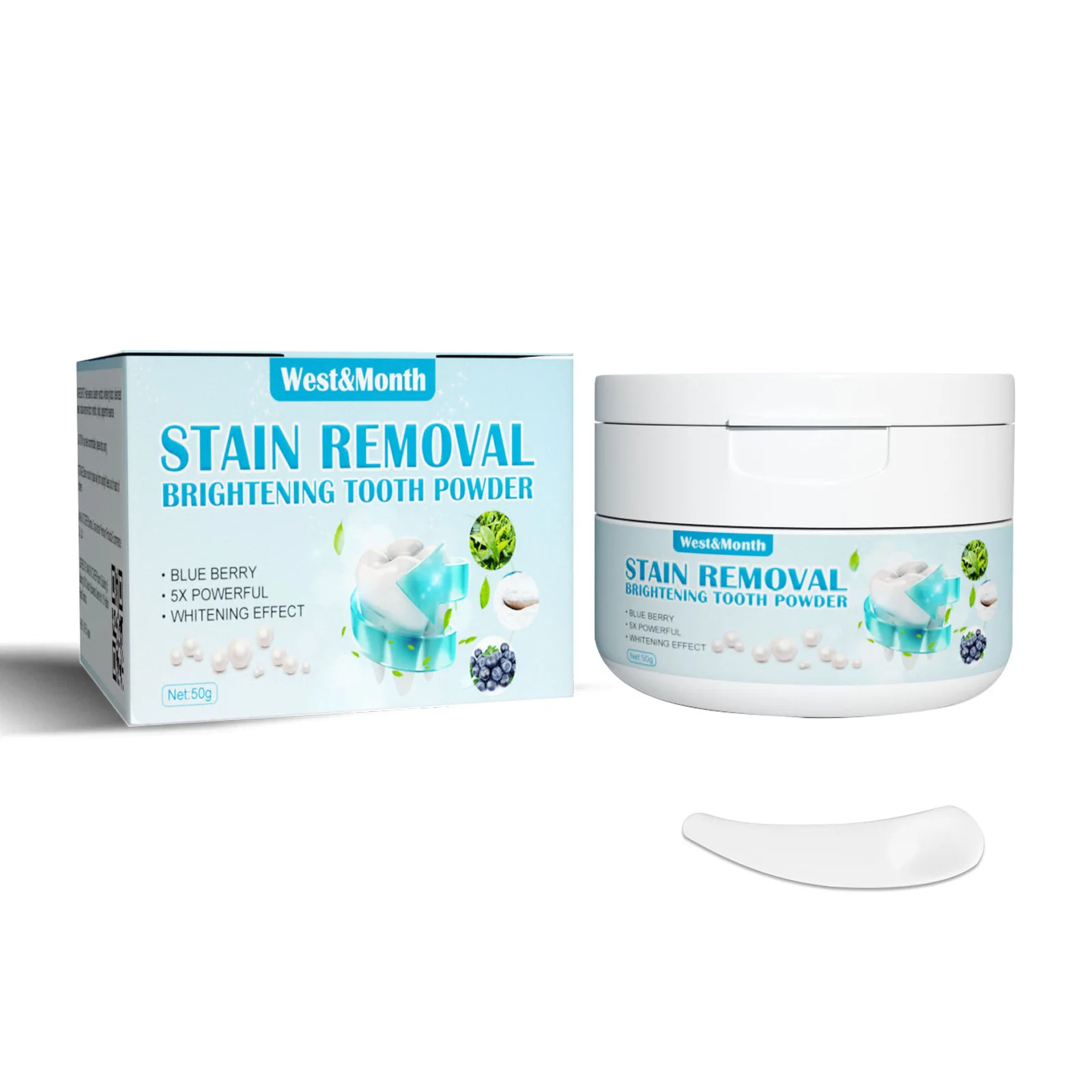 Blueberry Baking Soda Whitening Tooth Powder Fresh White Removing Yellow White Teeth Washing Powder Tooth Whitening Products
