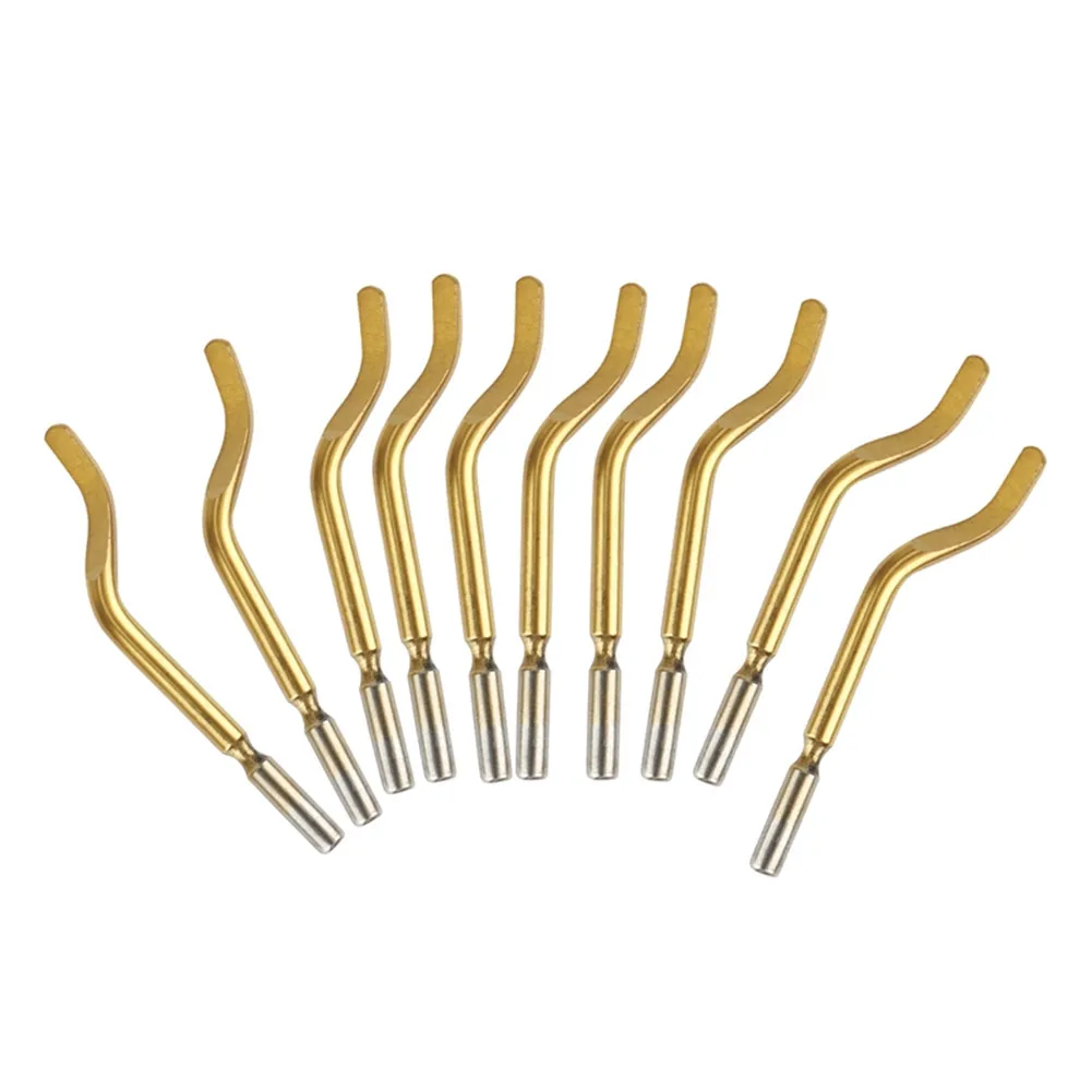 10 Chiếc 47.5Mm Chiều Dài Sắc & Bền BS2012 Kim Loại Cắt Tỉa Dao Nạo Deburring Gỗ/PVC/ABS/kim Loại Mềm Cắt