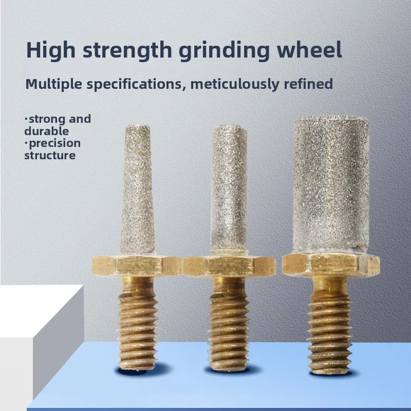 Diamond Glass Grinding Bit Replacement Head Portable Diamond Wheel for Glass Drilling Shaping Forming Processing
