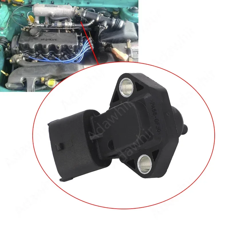 0261230013 MAP Sensor Intake Manifold Pressure Sensor for Subaru Forester Impreza Legacy Outback Hyundai Accent