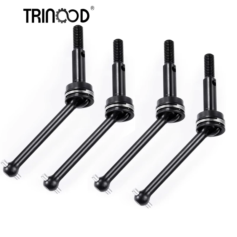 

TRINOOD 2 PCS Metal Blue CVD Drive Shaft For 1/10 RC Car Tamiya TT-02 TT02 Upgrade Replacement Parts