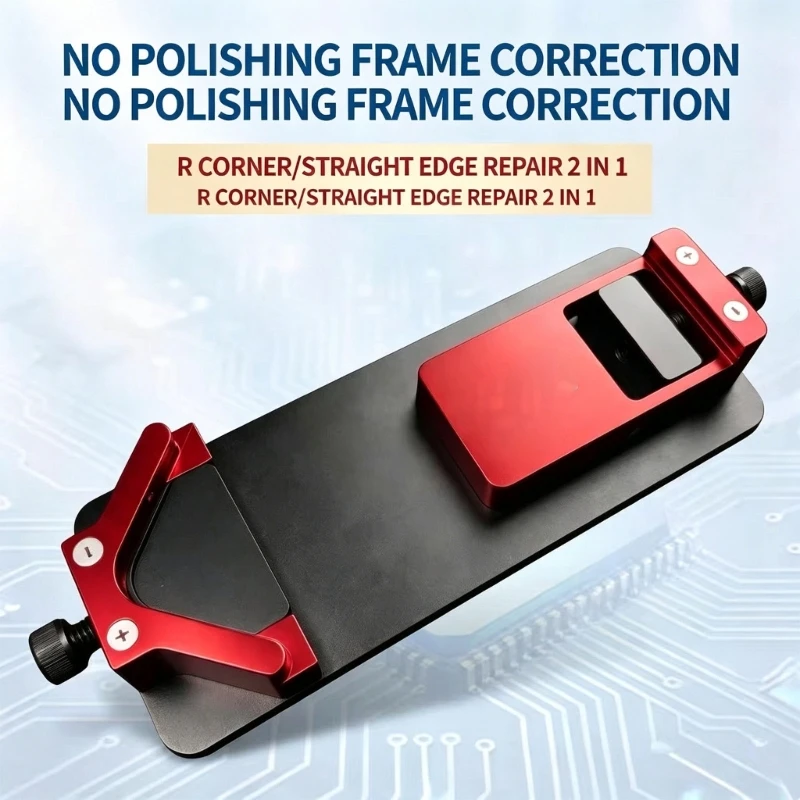 

203F Phone Frame Depression Corrector With Adjustable Spirals Locking Phone Frame Repair Tool For Bent Corners And Dented Edges
