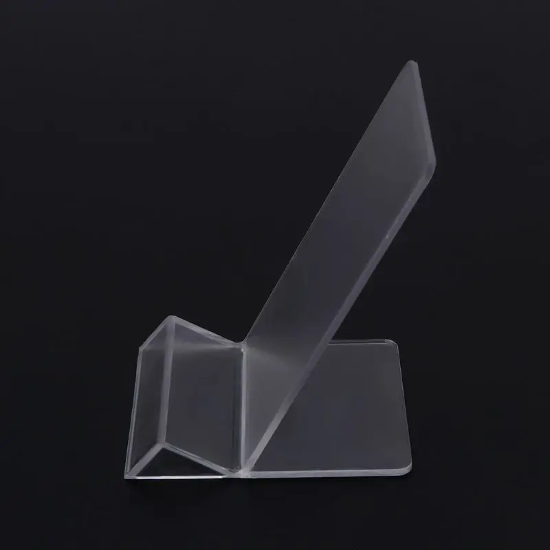 Bandeja suporte telefone Dasktop Acrílico Display Stand Suporte montagem Berço Home Office