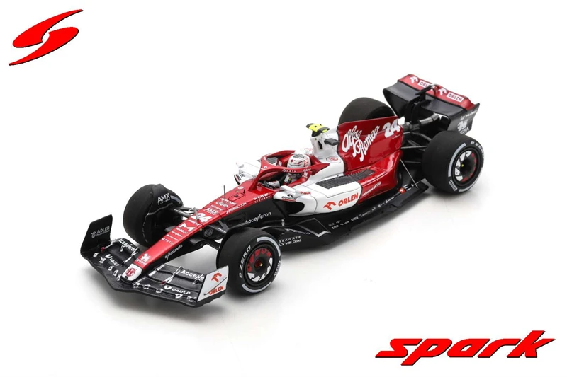 

Spark 1:43 Alfa Romeo F1 Team ORLEN C42 No.24 Zhou GuanYu 10th ltalian GP 2022 Model Car