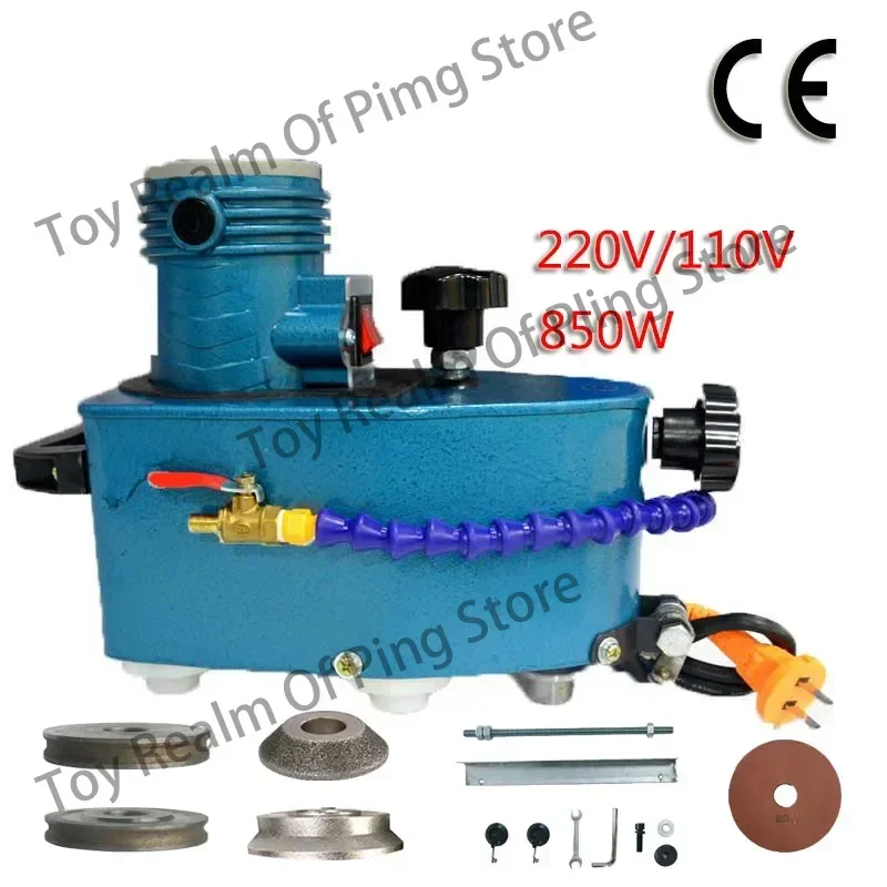 

220v /110v Glass Hand Grinder Electric Polishing Machine , Multifuntional Edge Wheel