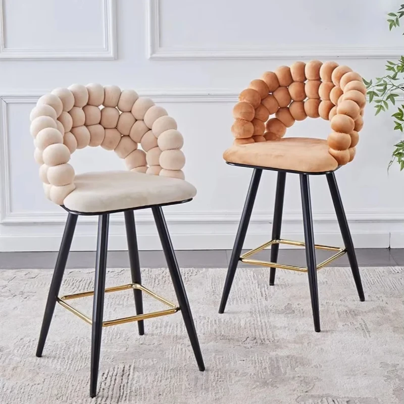 

Modern Adjustable Leather Bar Stool Iron Base Stable Luxury Eco-friendly Durable Home Living Room Dining Room