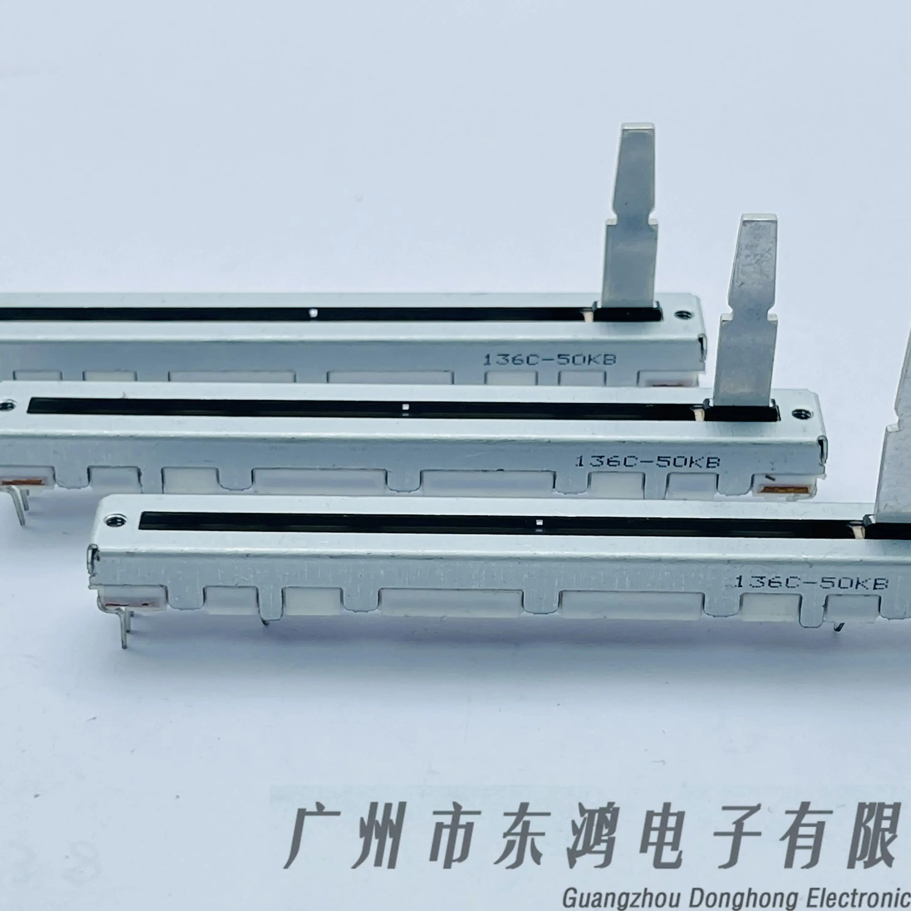 japan  7.5 cm long straight-slide fader B50k potentiometer with a midpoint of 20mm