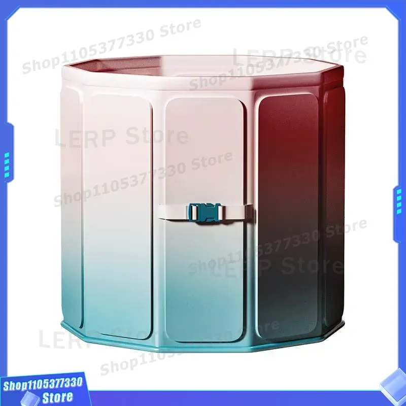 Portable Folding Cold Bath Tub Thick Ice Bucket for Home Spa Recovery Unisex Recyclable Basin Independent Household Use Thick