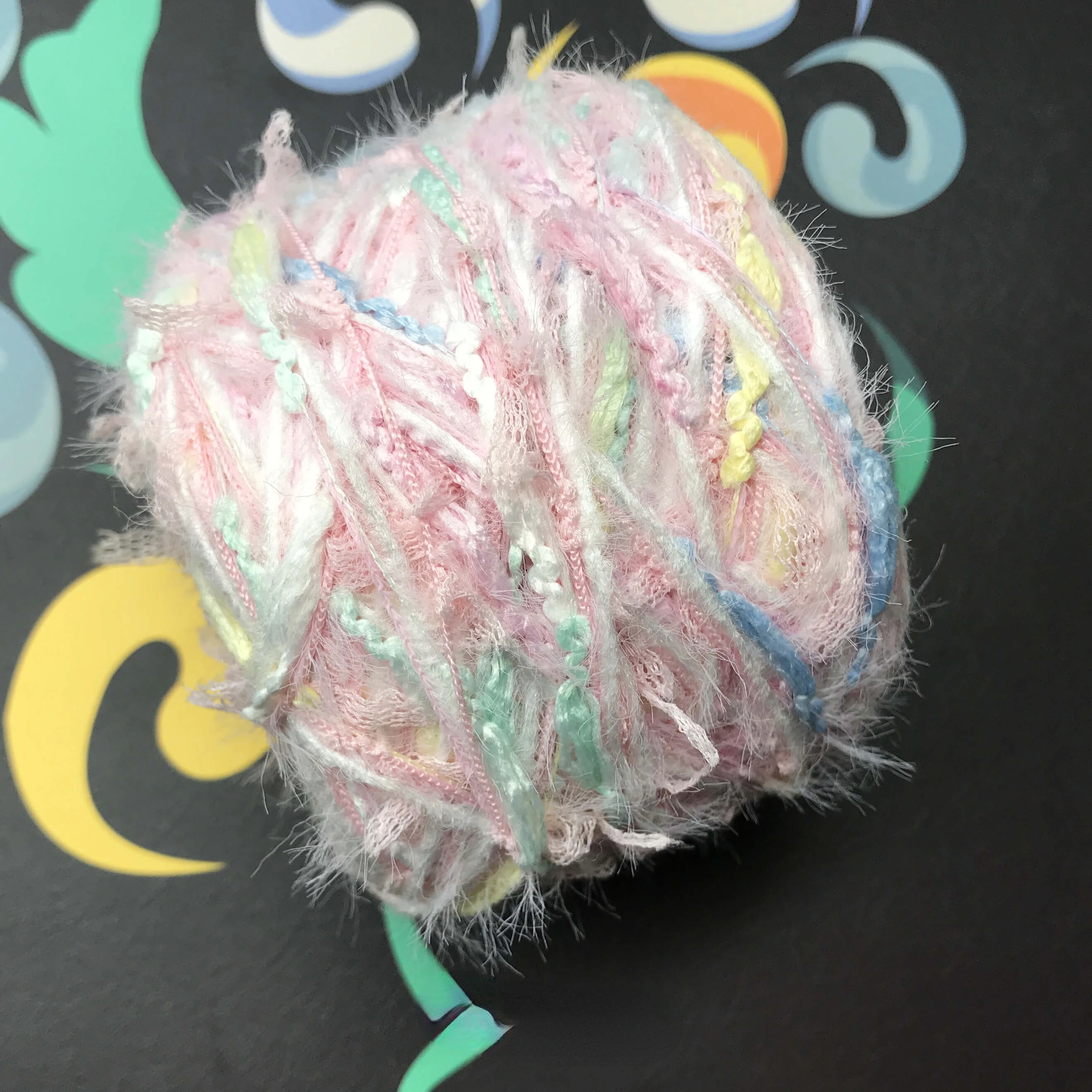 Flower Series Hand Mixed Yarn 100g Pink Fancy Line for Crochet Bulk  Blended Wool Yarn Plush Puffy Yarn  for Knitting Thread