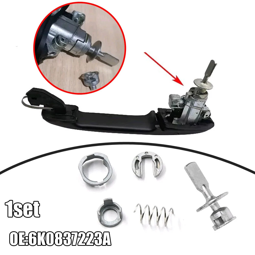 1Zestaw naprawczy zamka przednich lewych lub prawych drzwi samochodu Części zamienne pasujące do VW SHARAN SEAT ALHAMBRA 95-10 FORD GALAXY 95-06 6K 0837223 A