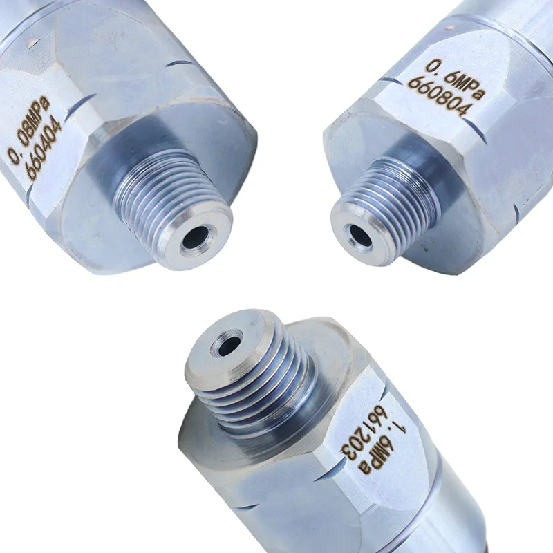 Novo interruptor do sensor de pressão de óleo 661203 660804 660404 para peças da máquina escavadora Sany 1.6MPA 0.6MPA 0.08MPA