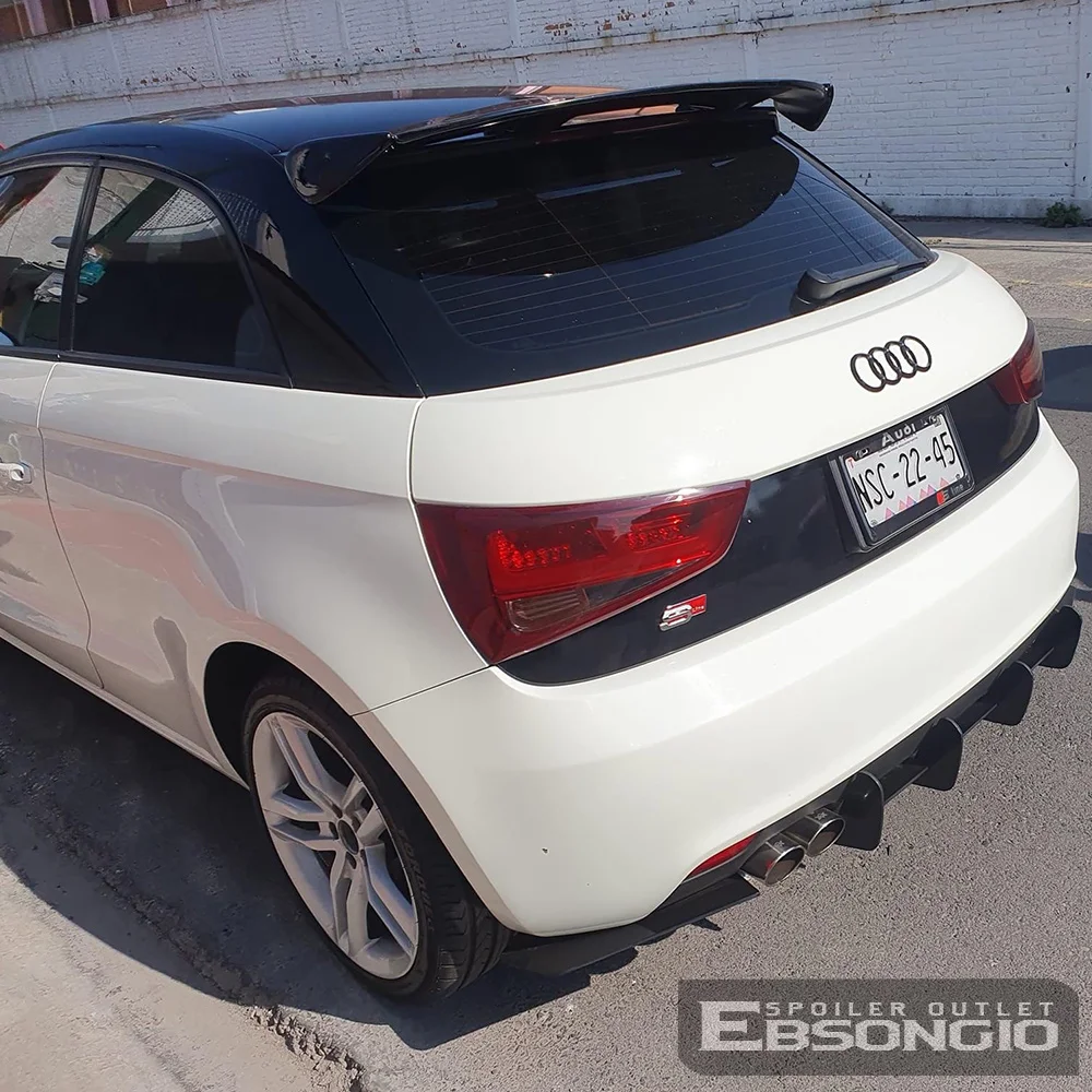 Spoiler Universal Carbon Surface ABS Material Type Generic Car Rear Trunk Spoiler For Audi A1 Hatchback 2-Doors 2012-2025 - view 3