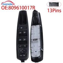 New Front Left Power Window Switch Button For Renault Scenic Grand Scenic Megane Laguna 3 Fluence 809610017R 80961-0017R