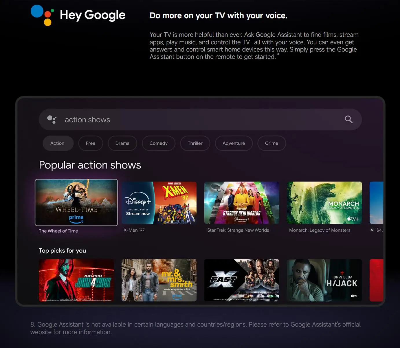 Xiaomi TV Stick HD 2. Generation, Google TV Tragbarer Streaming-Mediaplayer, Bluetooth-Sprachfernbedienung, Dual-Band WLAN Google Assistant Smart TV Dongle – Detail 8